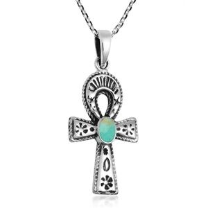 Sterling Silver Ankh Necklace